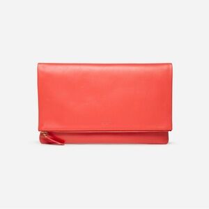 Everlane Women’s Foldover Pouch in Bright Red